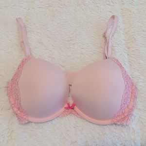 Pink Victorias Secret Dream Angels Push-up Bra Size 34D - Like New